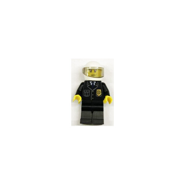 

LEGO City Полицейский в белом шлеме, рубашке и с галстуком (town0237)