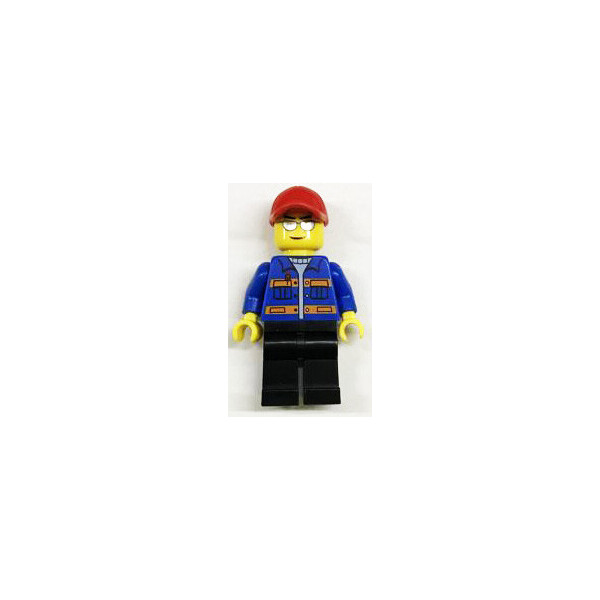 

LEGO City Строитель в красной кепке и серых очках (town0212)