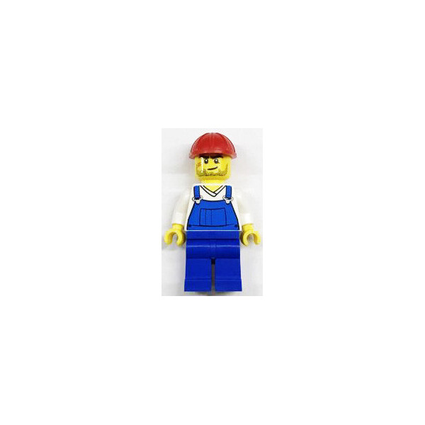 

LEGO City Строитель в синем комбинезоне и в красной строительной каске (town0220)