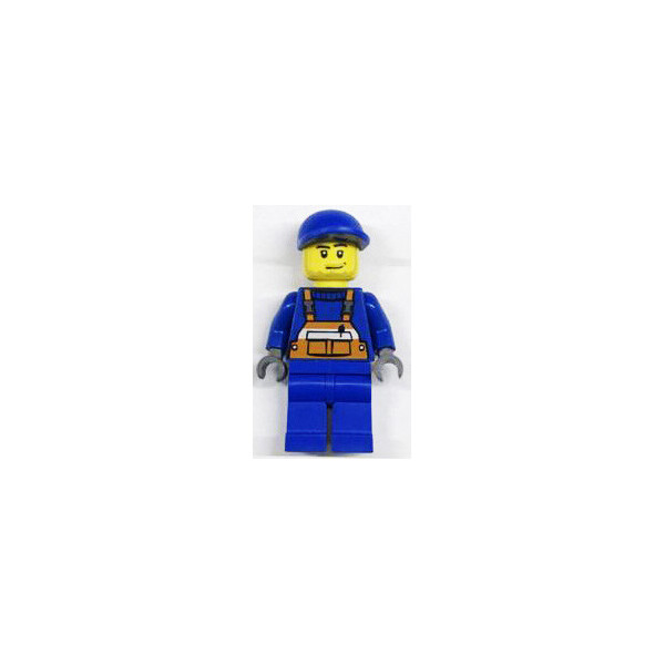 

LEGO City Строитель в синем костюме и синей кепке (town0234)