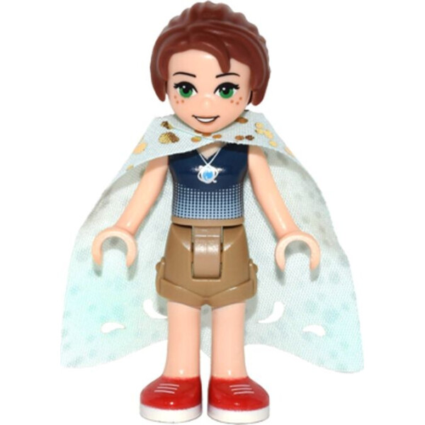 

LEGO Elves Emily Jones, Dark Tan Shorts, Long Cape (elf023)