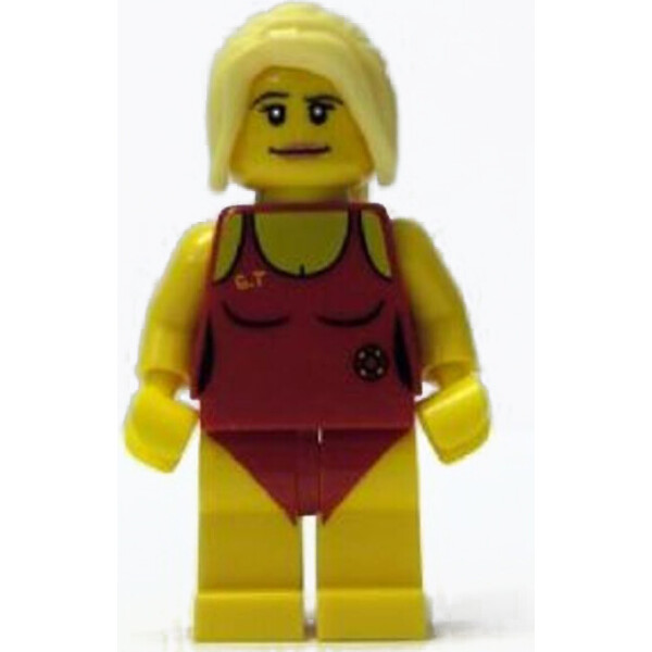

LEGO Minifigures Lifeguard, Female - Minifigure only Entry (col024)