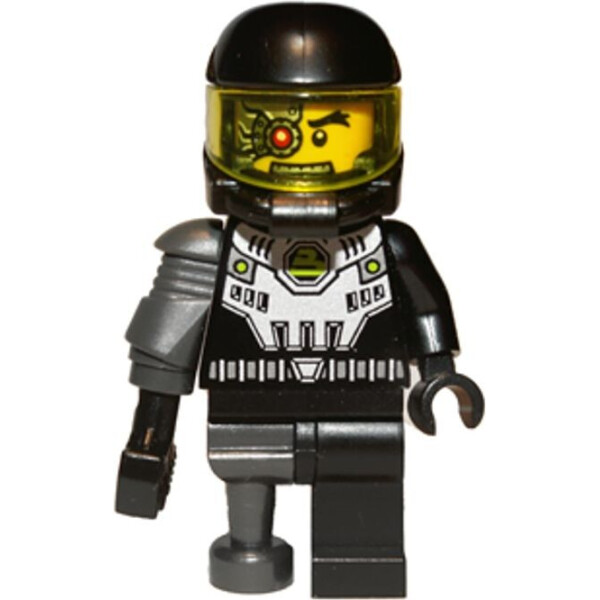 

LEGO Minifigures Space Villain - Pearl Dark Gray Pirate Peg Leg - Minifigure only Entry (col038)