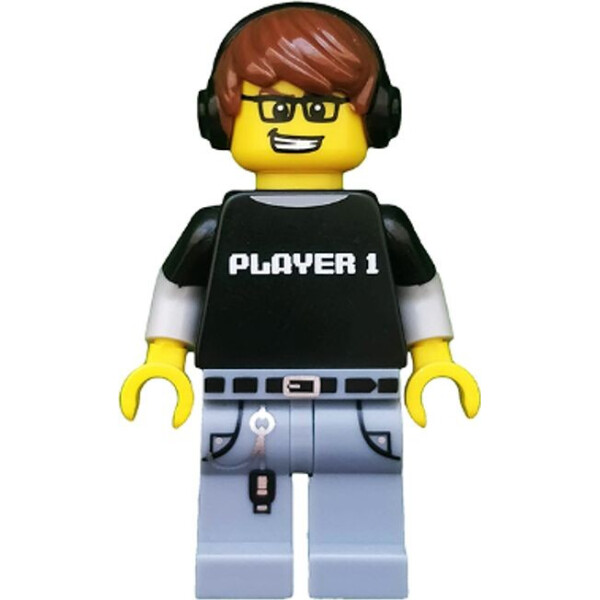 

LEGO Minifigures Video Game Guy - Minifigure only Entry (col182)