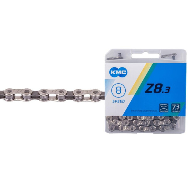 

Цепь KMC Z8.3 114 звеньев, 1/2X 3/32 серебристый с серым (C-UN-L-0104)