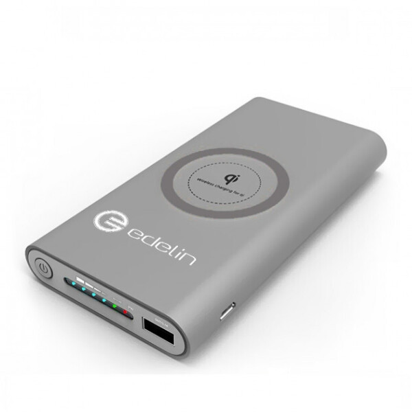 

Power Bank с беспроводной зарядкой Edelin 10000 mAh Grey