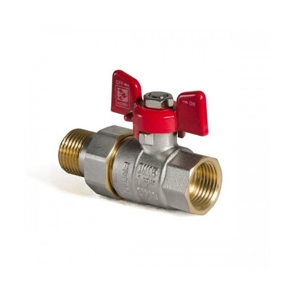 

Кран шаровый Koer KR.227-Gi антипротечка 1/2";