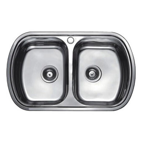 

Кухонная мойка Haiba 80x49 DOUBLE Decor