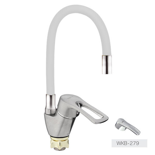 

Смеситель для кухни Zerix YUB 279 White Reflector
