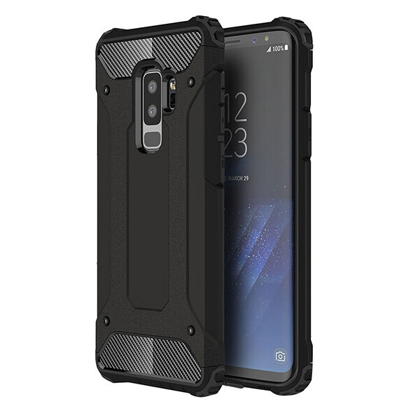

Бронированный противоударный TPU+PC чехол Immortal для Samsung Galaxy S9+ Черный