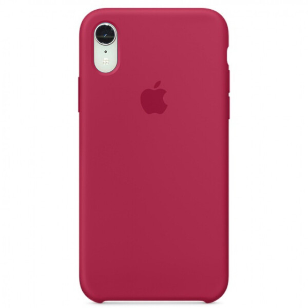 

Чехол Silicone Case (AA) для Apple iPhone XR (6.1") Розовый / Rose red
