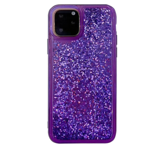 

TPU+PC чехол Sparkle (glitter) для Apple iPhone 11 Pro (5.8") Фиолетовый