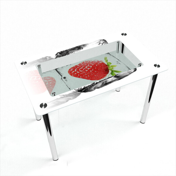 

Стол БЦ-стол Прямоугольный с полкой Ice berry (650 x 1100 x 750)