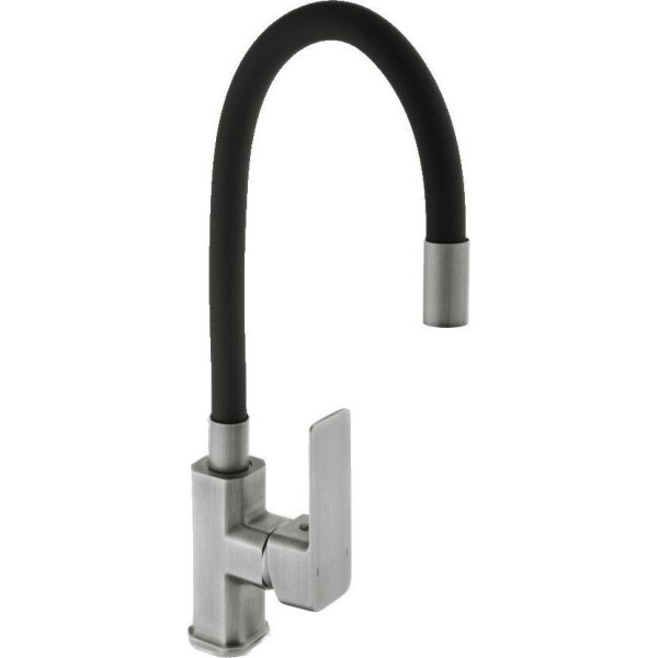 

Смеситель для кухни DOMINO, DMM-203 LR-StSTEEL-BLACK