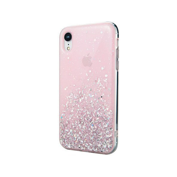 

Блестящий Switcheasy Starfield розовый для iPhone XR