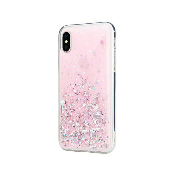 

Блестящий Switcheasy Starfield розовый для iPhone XS Max