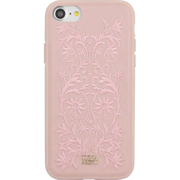 

Кожаный Luna Aristo Bess розовый для iPhone 7/8