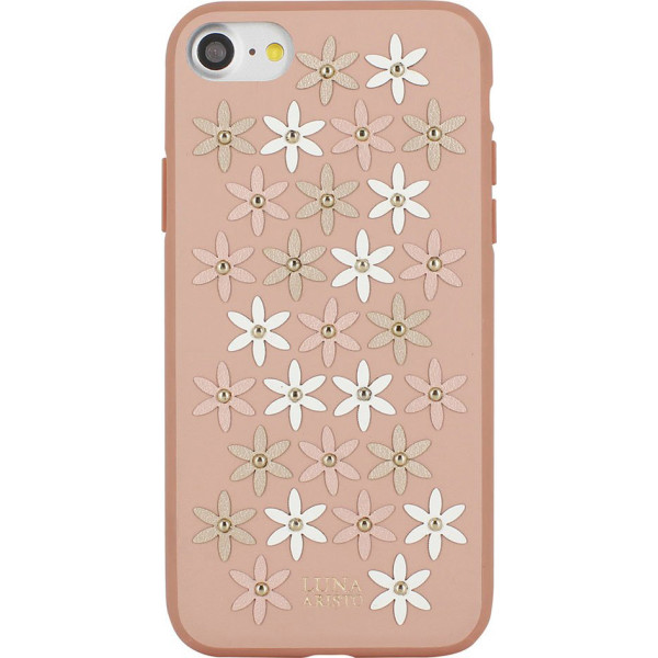 

Кожаный Luna Aristo Daisies розовый для iPhone 7 Plus/8 Plus