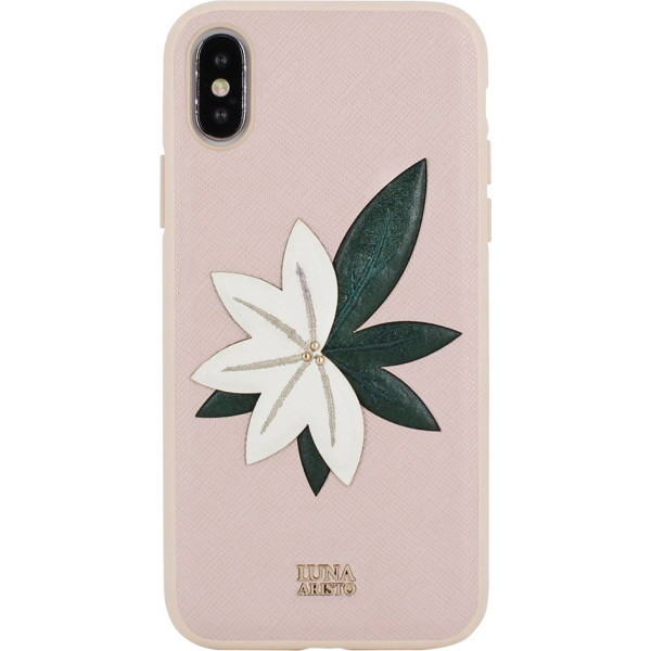 

Кожаный Luna Aristo Phyllis розовый для iPhone X/XS