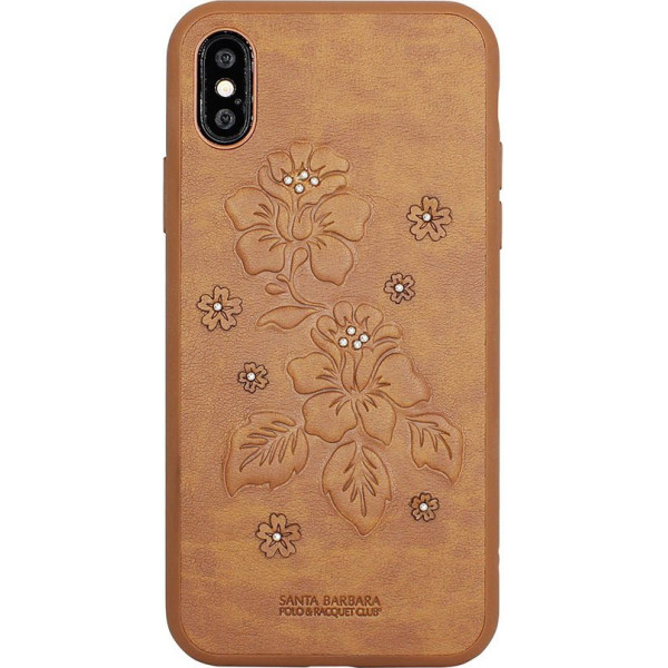 

Кожаный Polo Azalea коричневый для iPhone X/XS
