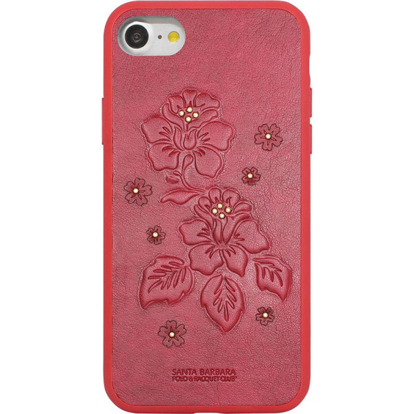 

Кожаный Polo Azalea красный для iPhone 7/8