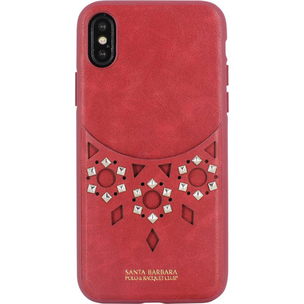 

Кожаный Polo Brynn красный для iPhone X/XS