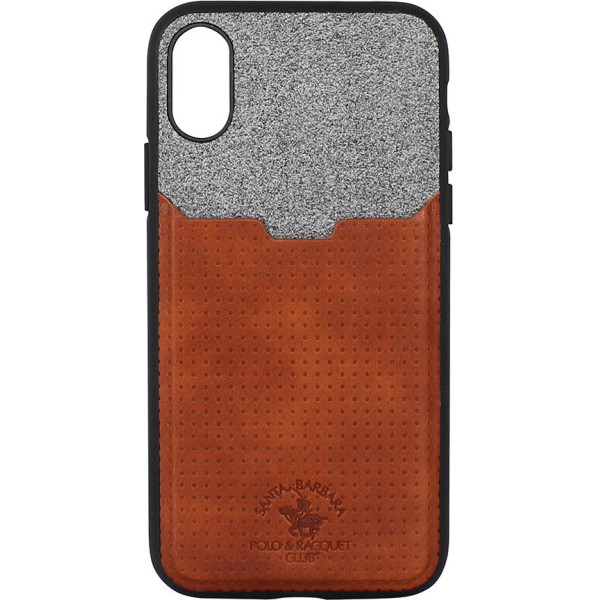 

Кожаный с отделом для карточек Polo Tasche коричневый для iPhone X/XS