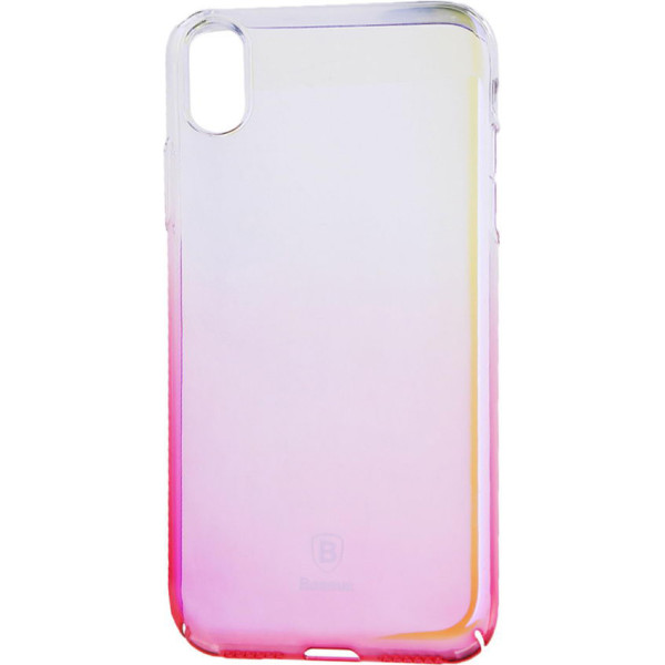 

Полупрозрачный Baseus Glaze розовый для iPhone X/XS