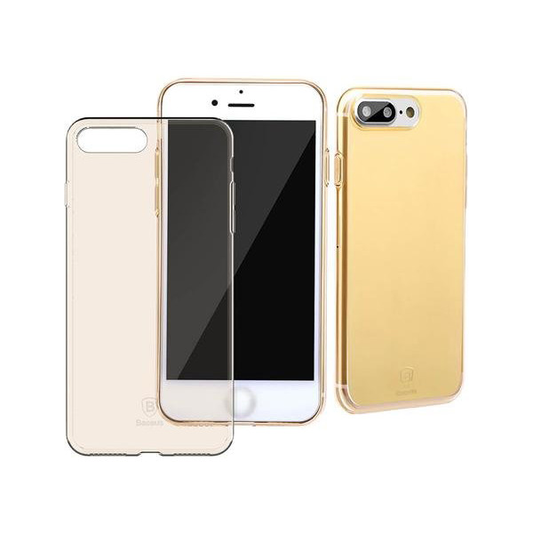 

Полупрозрачный Baseus Simple золотой для iPhone 8 Plus/7 Plus