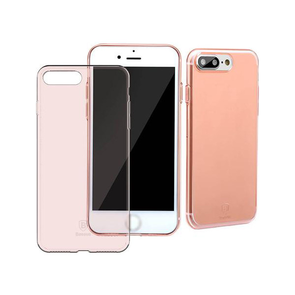 

Полупрозрачный Baseus Simple розовый для iPhone 8 Plus/7 Plus