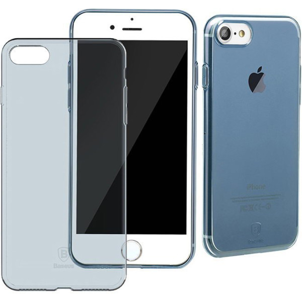 

Полупрозрачный Baseus Simple синий для iPhone 8/7