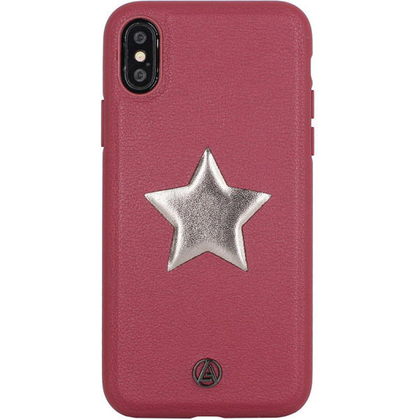

с рисунком Luna Aristo Astro Maroon красный для iPhone X/XS
