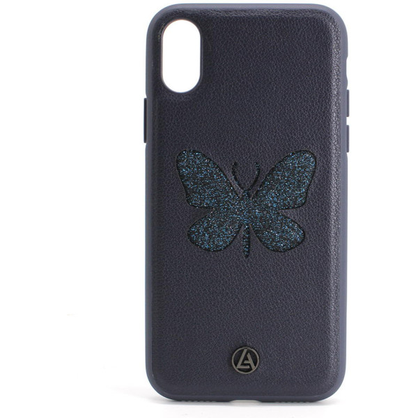 

с рисунком Luna Aristo Farfalla Blue Copper синий для iPhone X/XS