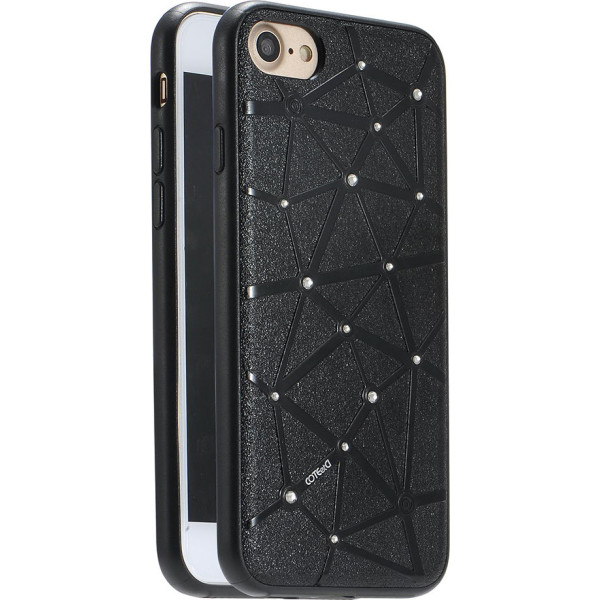 

со стразами Coteetci Star черный для iPhone 8/7