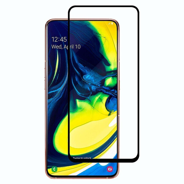 

Защитное стекло 3D 9H (full glue) (без упаковки) для Samsung Galaxy A80 / A90 Черный