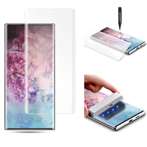 

Защитное 3D стекло UV для Samsung Galaxy Note 10 Прозрачный