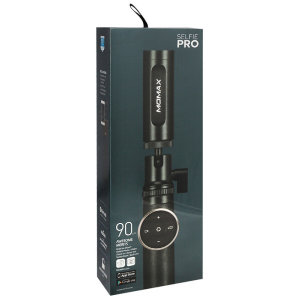 

Селфи-Монопод Momax Pro KMS4 Bluetooth Selfie Stick 0.9m Black