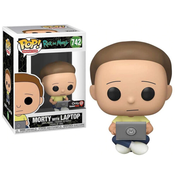 

Фигурка Funko Pop Фанко Поп Рик и Морти Морти с ноутбуком Morty with Laptop Exclusive 10 см RM WL 742