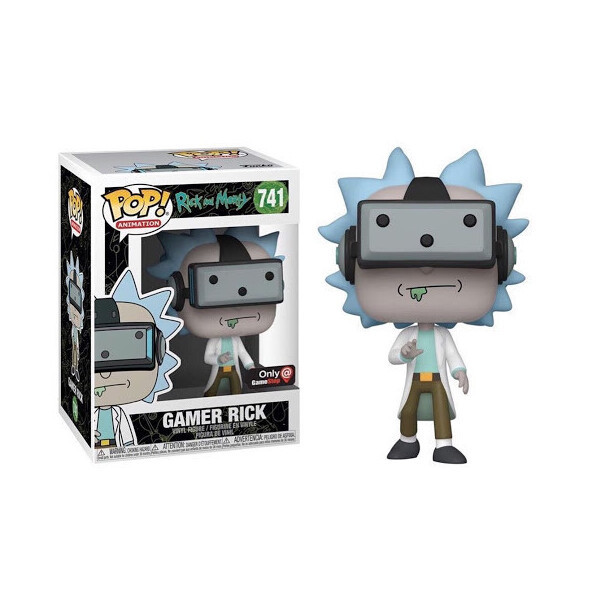 

Фигурка Funko Pop Фанко Поп Рик и Морти Геймер Рик Gamer Rick Exclusive 10 см RM GR 741
