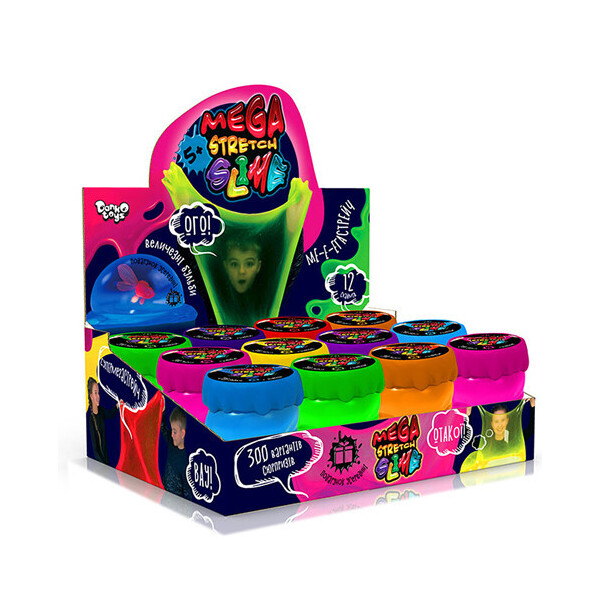 

Вязкая масса "Mega Stretch Slime" 200г укр. SLM-10-01U