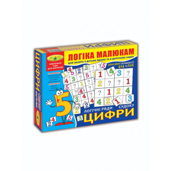 

Игра "Логические ряды. Цифры. Судоку" кор. 82753