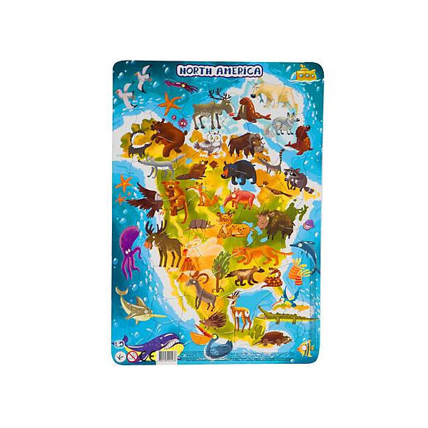 

Пазл DoDo в рамке "Северная Америка" R300177