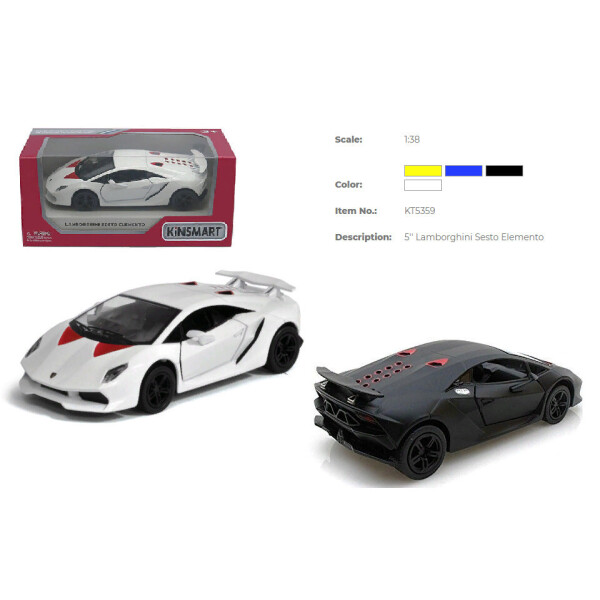 

Модель легковая 5'' KT5359W LAMBORGHINI