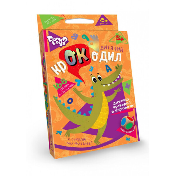 

Настольная игра викторина "Детский крокодил" укр. CROC-01-01U