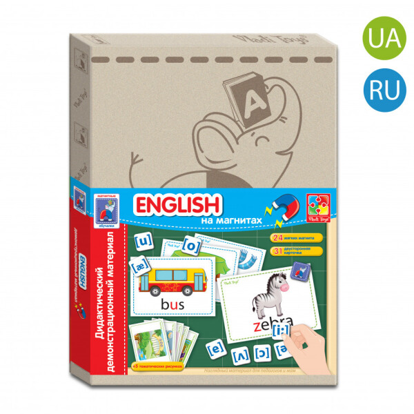 

Дидактический материал с магнитами VT3701 ("English")