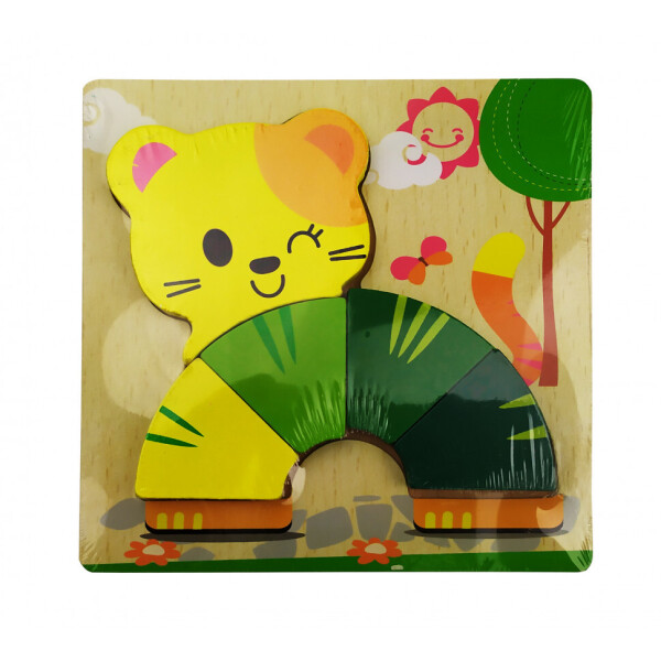 

Деревянная игрушка Пазлы MD 0904 (Кот)