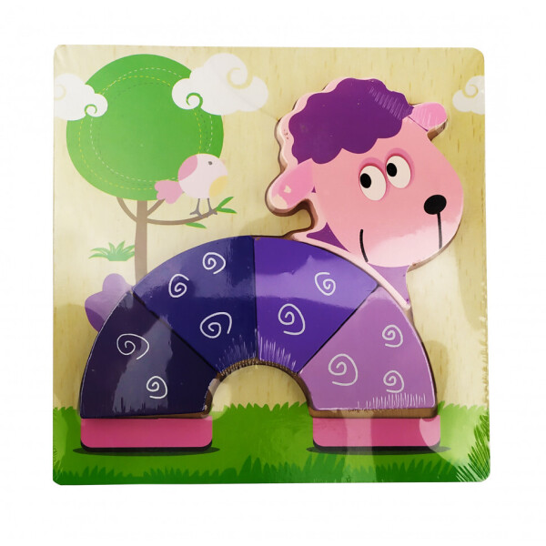 

Деревянная игрушка Пазлы MD 0904 (Овечка)