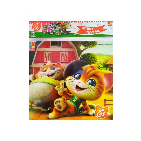 

Мягкие квадратные пазлы "44 Cats. На ферме" (укр) VT1111-05