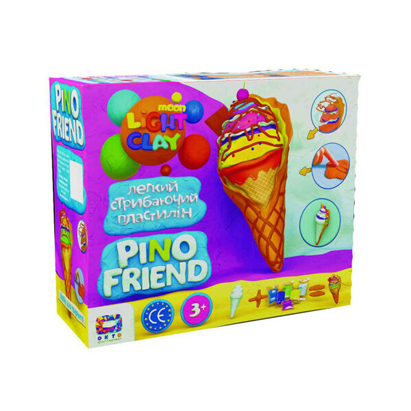 

Набор легкого прыгающего пластилина ТМ Moon Light Clay Pino Friend Айси (9) 70039