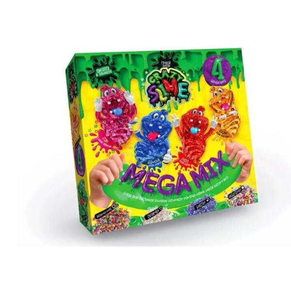

Безопасный образовательный набор для проведения опытов "Crazy Slime" 4в1 SLM-03
